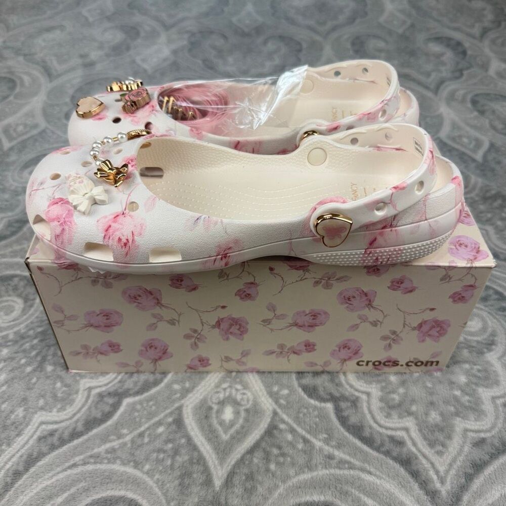 NWT LoveShackFancy x Crocs Classic Ballet Flat - Picture 3 of 6